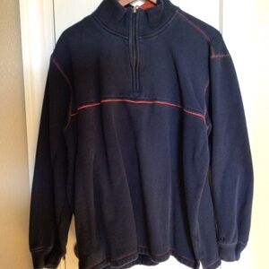 Arrow USA Navy Blue with Orange Trim Size L Sweatshirt